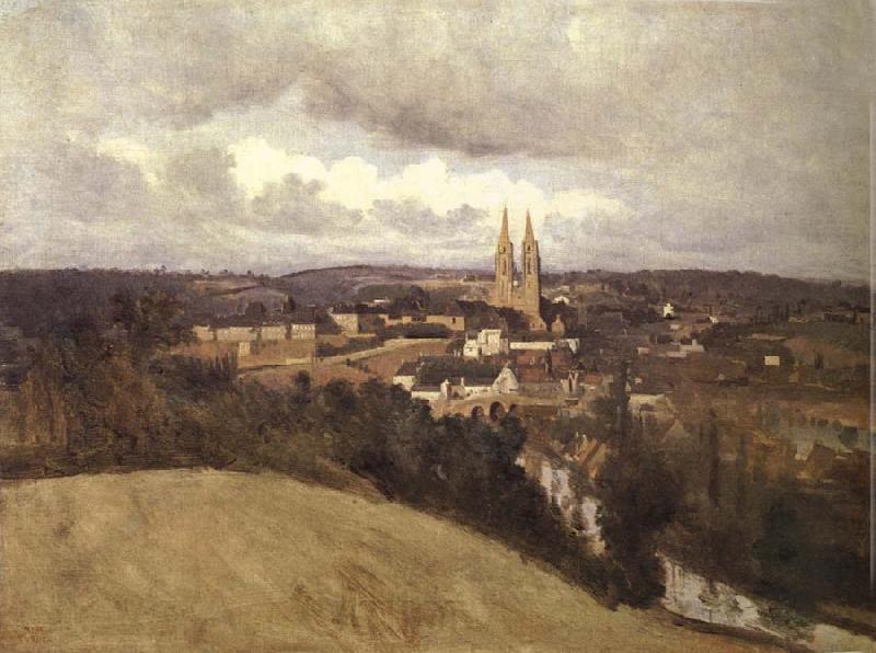 Corot Camille View of Saint-It Spain oil painting art